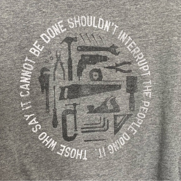 Life Is Good Grey Tape Measure Crusher Tee - Picture 4 of 7